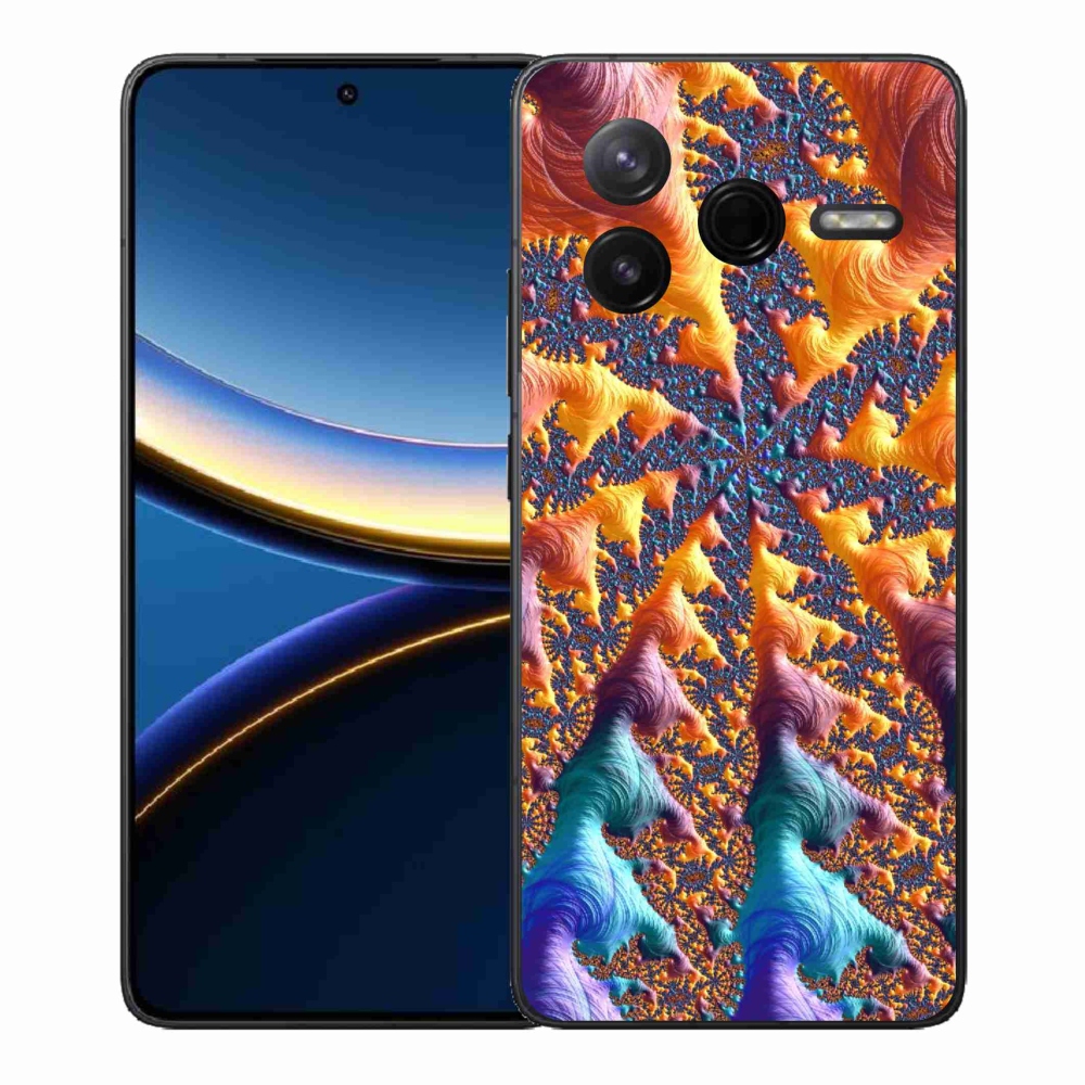 Gélový kryt mmCase na Xiaomi Poco F7 Pro - abstraktný motív 23