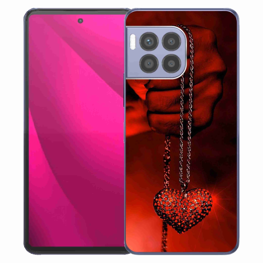 Gélový kryt mmCase na T-Mobile T Phone 2 Pro - náhrdelník