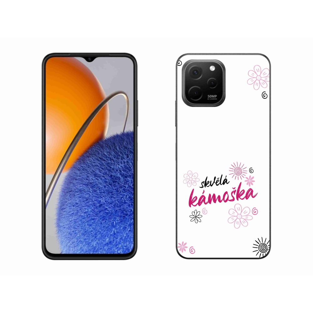 Gélový kryt mmCase na Huawei Nova Y61 - skvelá kamoška biele pozadie
