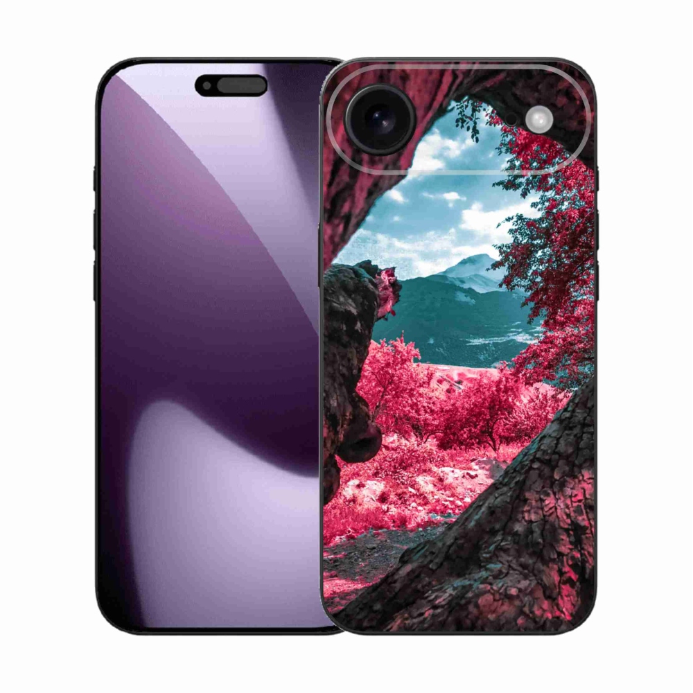 Gélový kryt mmCase na iPhone 17 Air - výhľad na hory