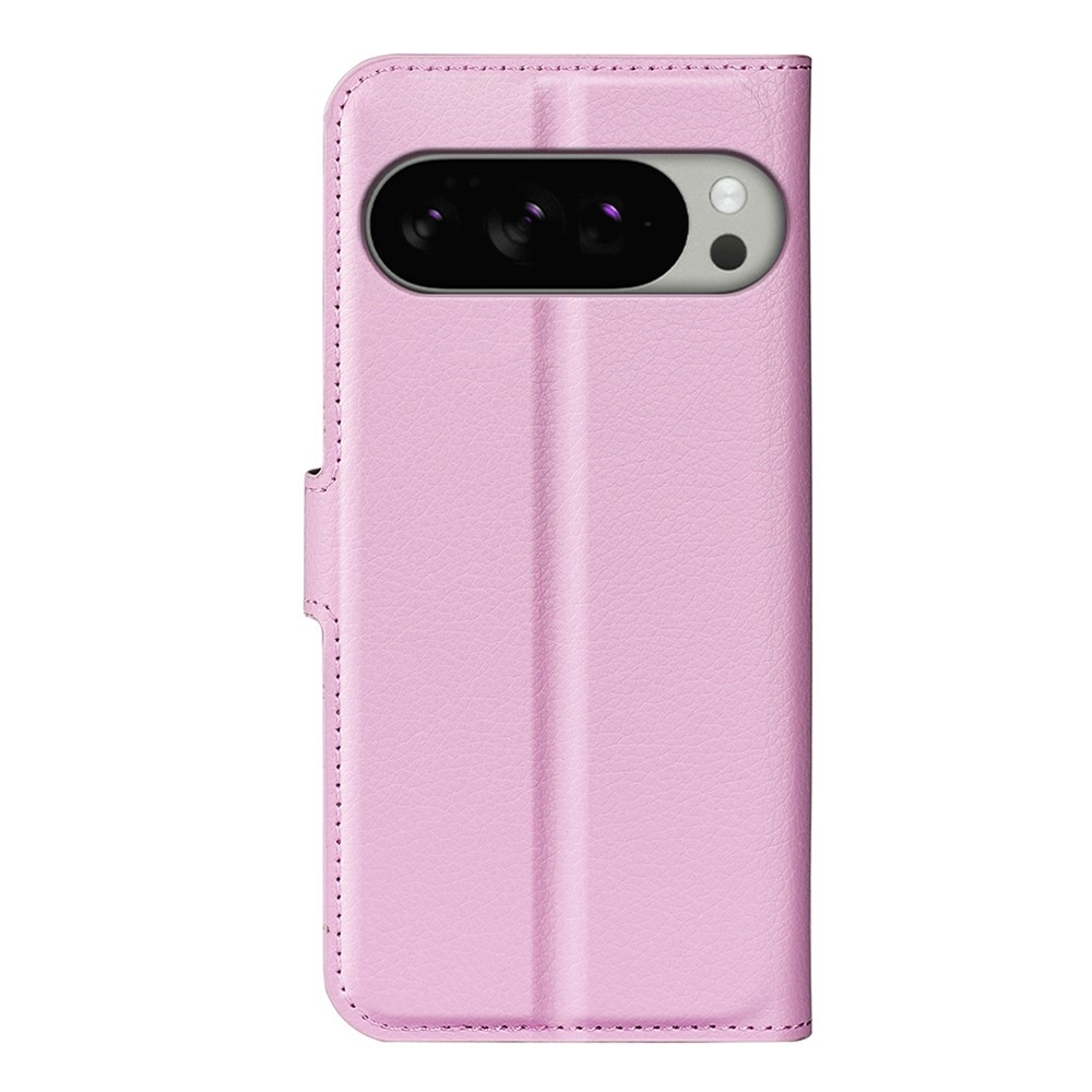 Litchi knižkové puzdro na Google Pixel 10 Pro XL - ružové