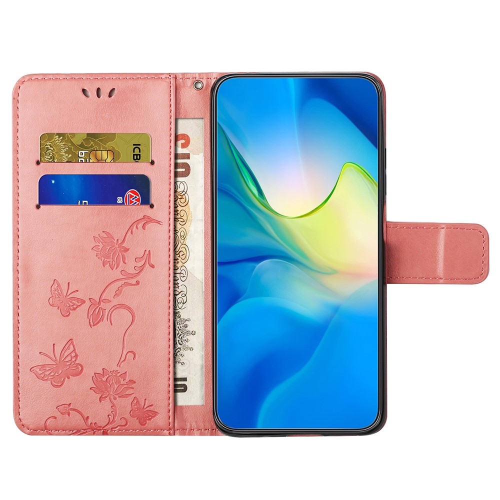 Flower knižkové púzdro na Xiaomi Redmi Note 14 Pro 5G/Poco X7 5G/Note 14 Pro+ 5G - ružové