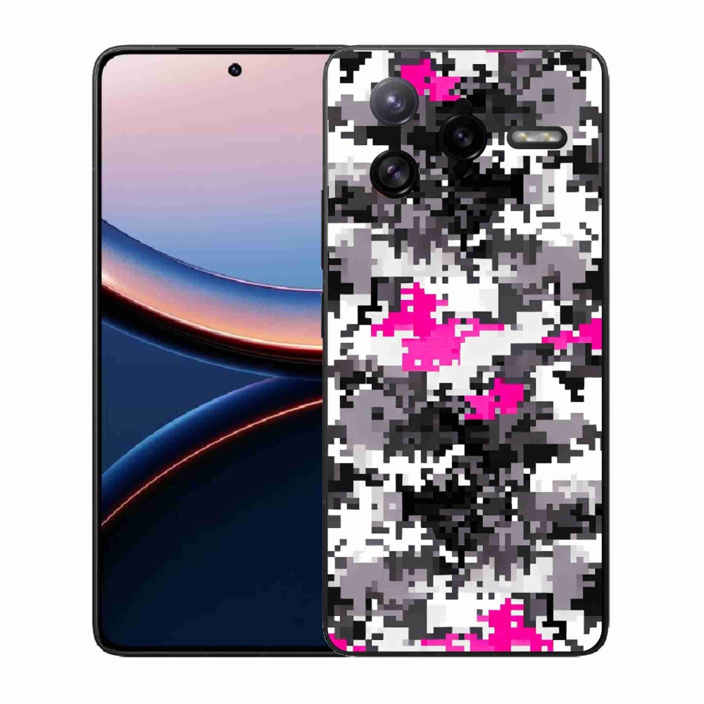 Gélový kryt mmCase na Xiaomi Poco F7 Ultra - maskáčový vzor 4