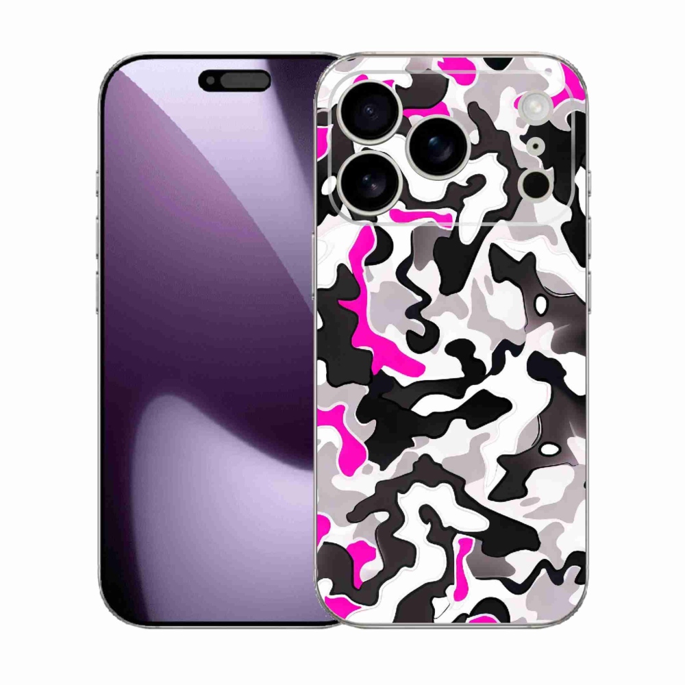 Gélový kryt mmCase na iPhone 17 Pro - maskáčový vzor 5
