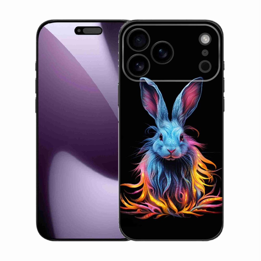 Gélový kryt mmCase na iPhone 17 Pro Max - abstraktný zajac