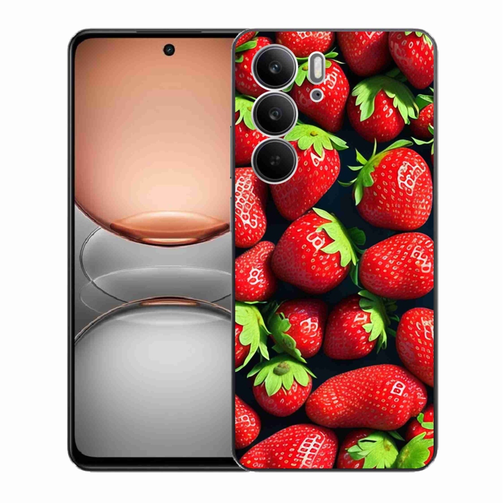 Gélový kryt mmCase na Realme C75 - jahody