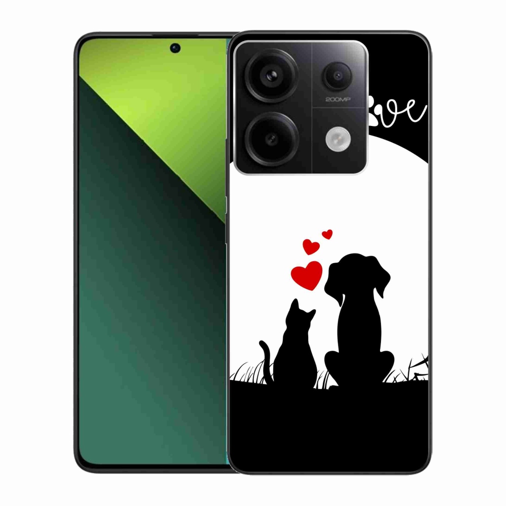 Gélový obal mmCase na Xiaomi Redmi Note 13 Pro 5G/Poco X6 5G - zvieracia láska