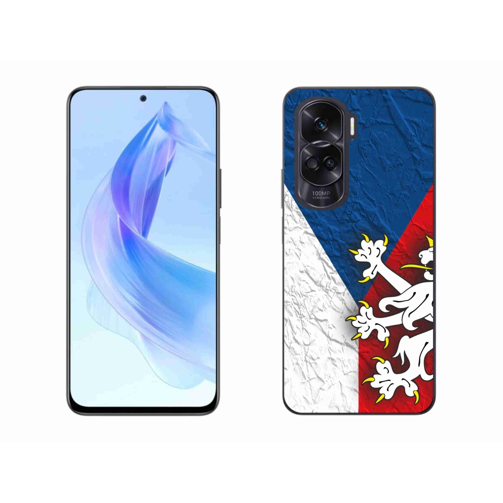 Gélový kryt mmCase na Honor 90 Lite - česká vlajka 1
