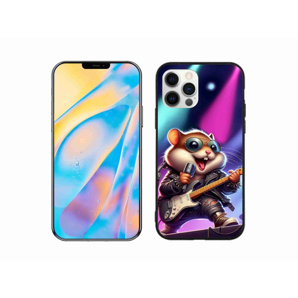 Gélový kryt mmCase na iPhone 12 - škrečok rocker