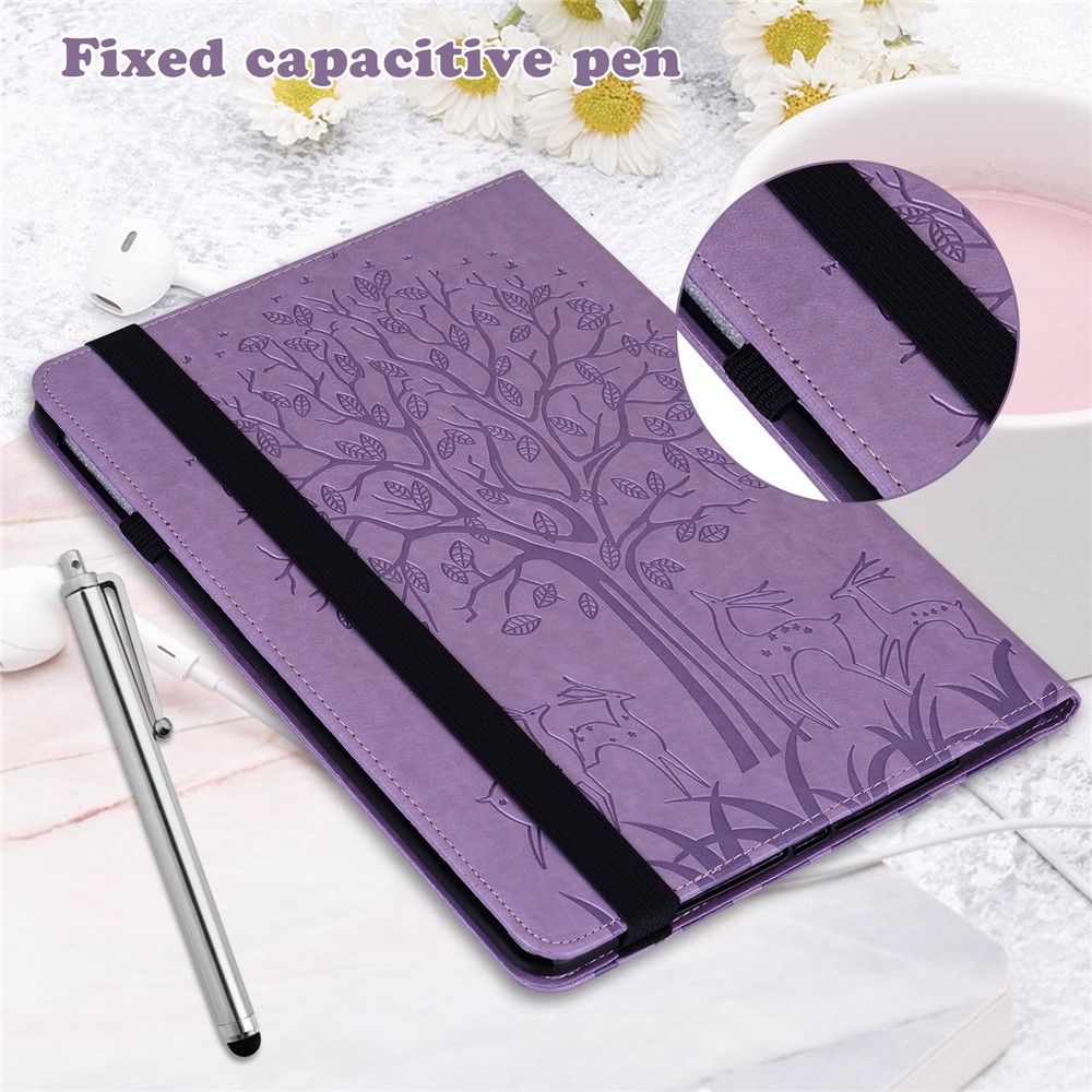 Tree zatváracie púzdro na tablet Xiaomi Redmi Pad SE 8.7 - fialové