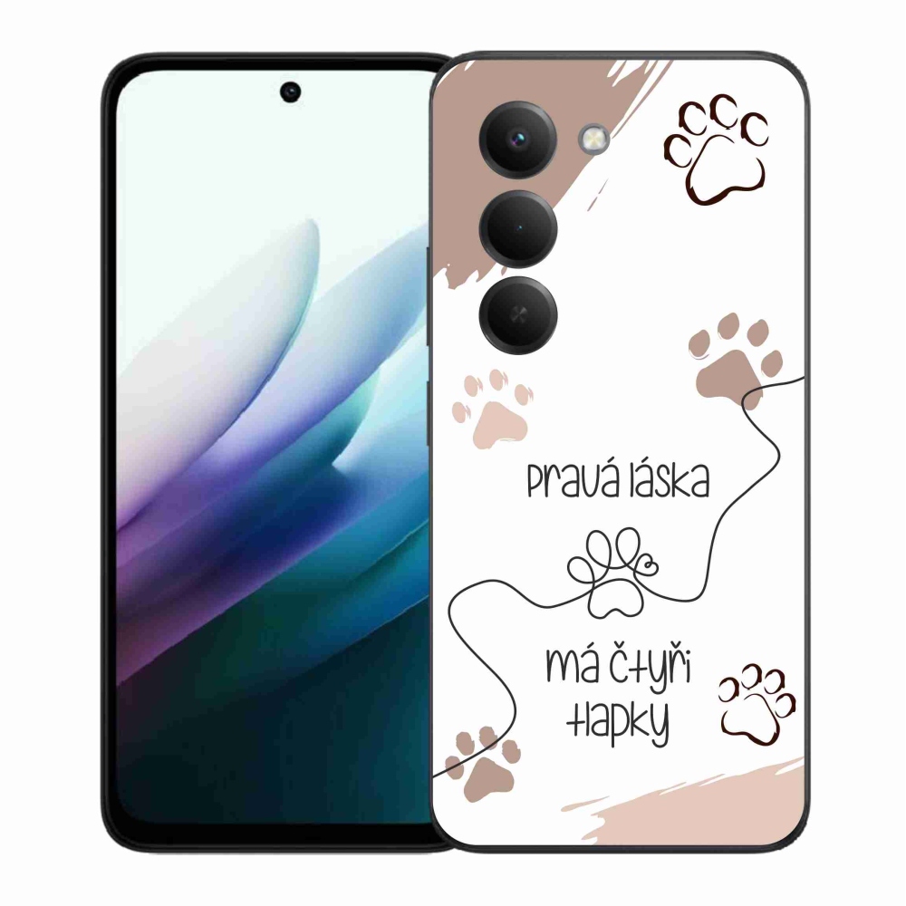 Gélový kryt mmCase na Xiaomi Redmi 15 4G/5G (171mm) - psí motív 1 biele pozadie