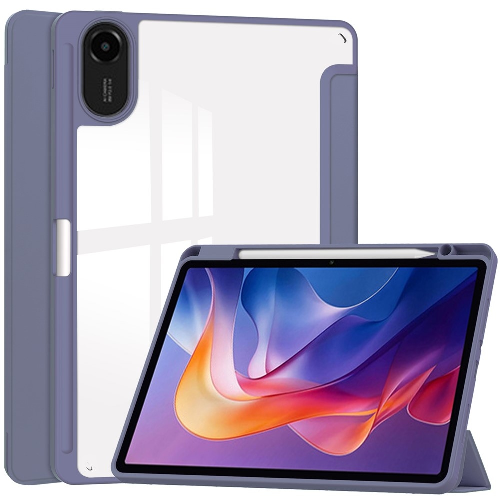 Case chytré zatváracie púzdro na tablet Xiaomi Redmi Pad 2 - fialové