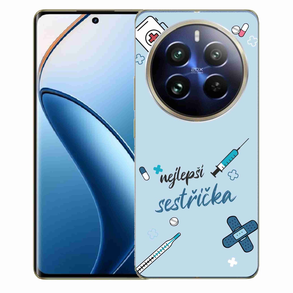 Gélový kryt mmCase na Realme 12 Pro 5G/12 Pro+ 5G - najlepšia sestrička modré pozadie