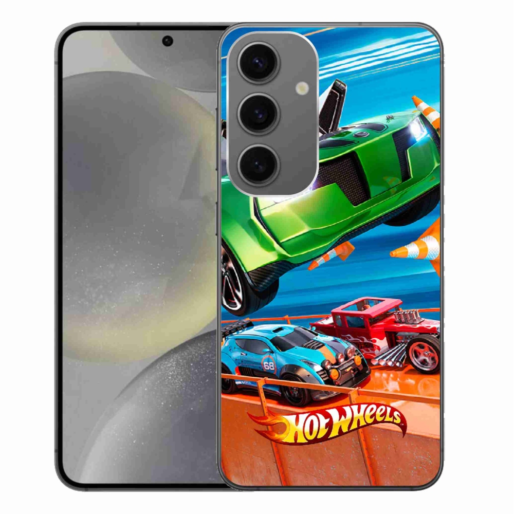 Gélový kryt mmCase na Samsung Galaxy S24+ - hot wheels 1