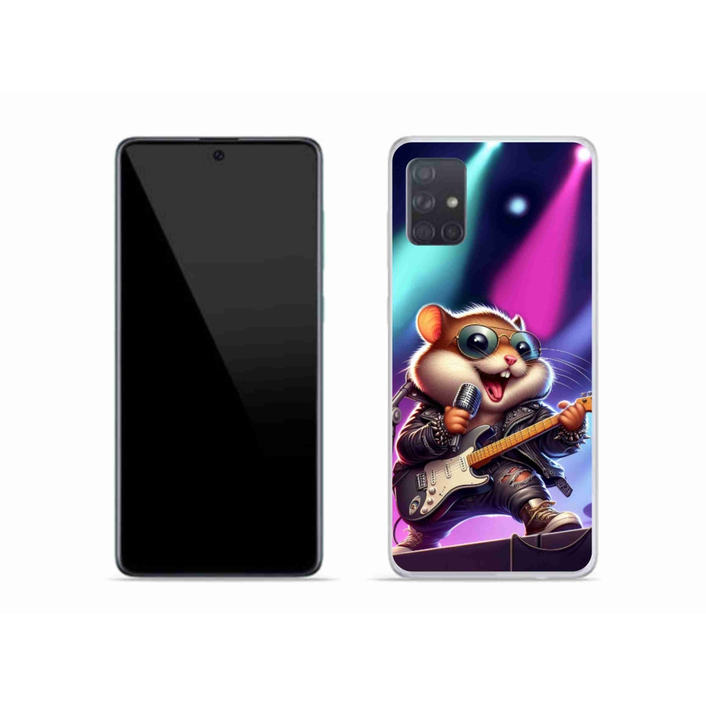 Gélový kryt mmCase na Samsung Galaxy A51 - škrečok rocker