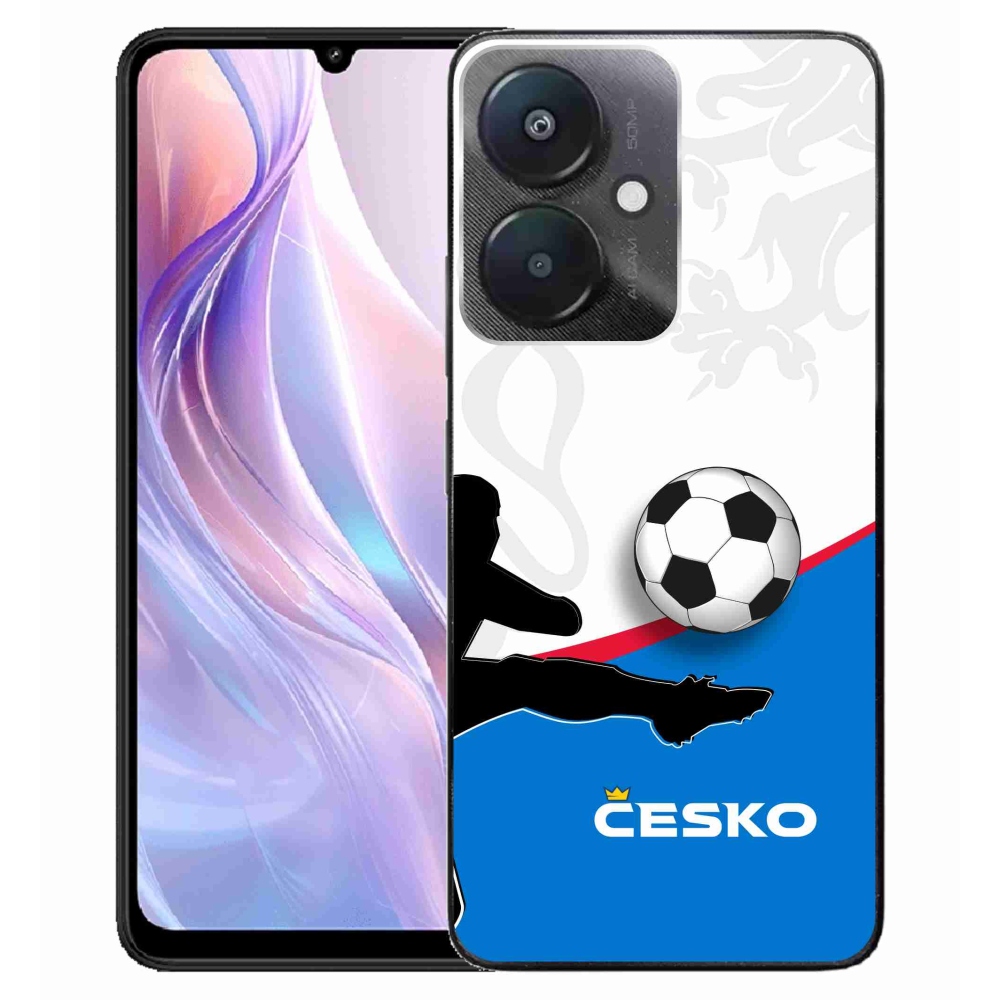 Gélový kryt mmCase na Xiaomi Redmi 13C 5G - futbal Česko 3
