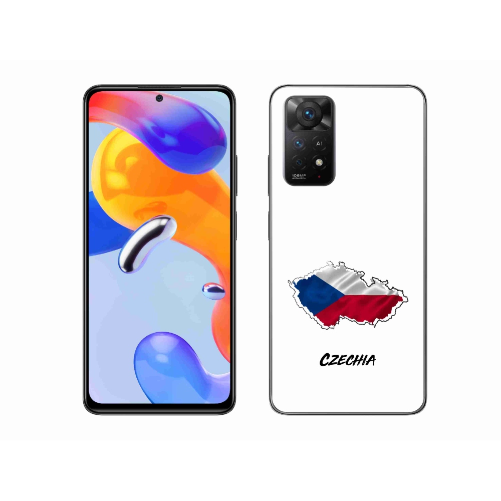 Gélový kryt mmCase na Xiaomi Redmi Note 11 Pro 4G/5G - Czechia biele pozadie