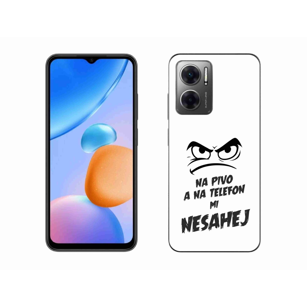 Gélový kryt mmCase na Xiaomi Redmi 10 5G - pivný motív 2 biele pozadie