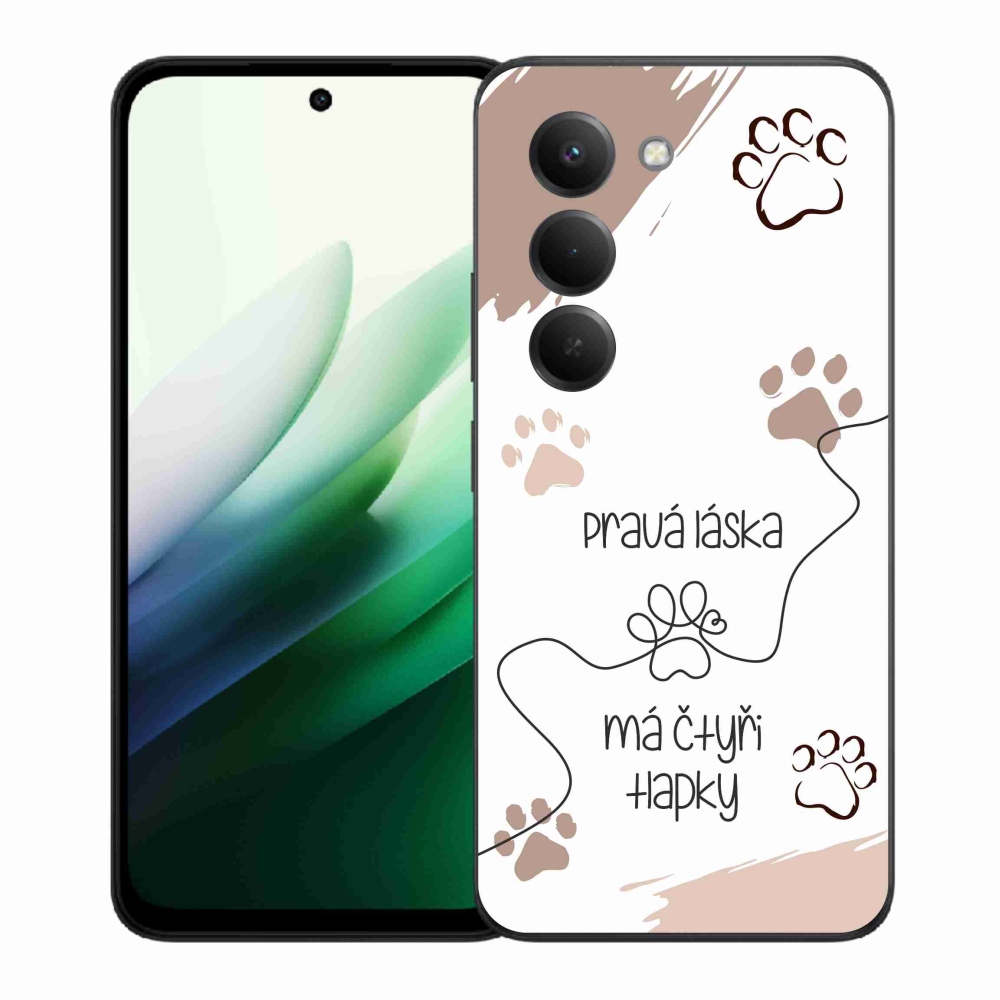 Gélový kryt mmCase na Xiaomi Redmi 15 5G - psí motív 1 biele pozadie