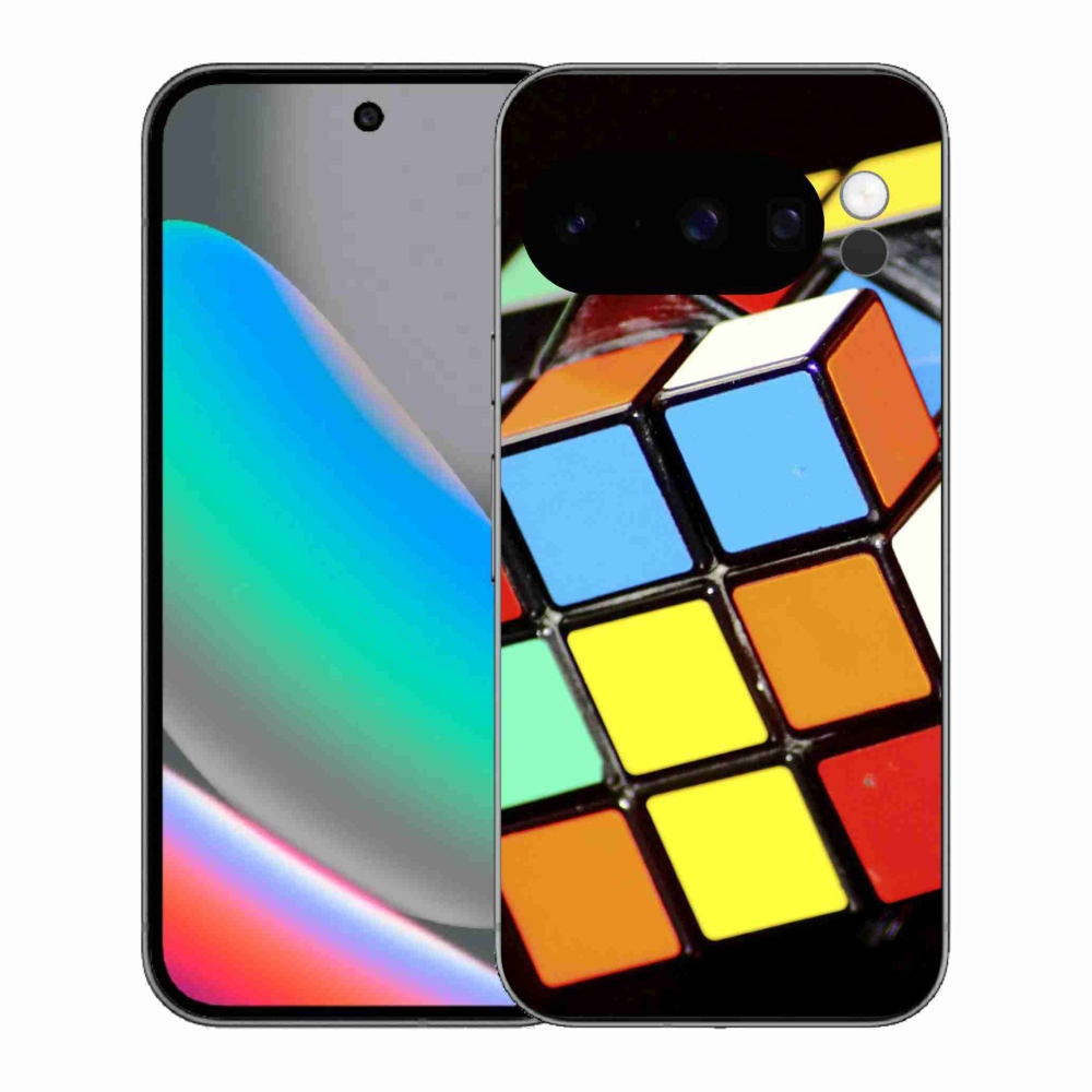 Gélový kryt mmCase na Google Pixel 10 Pro - rubikova kocka