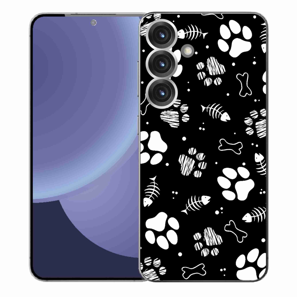 Gélový kryt mmCase na Samsung Galaxy S25+ - psie labky
