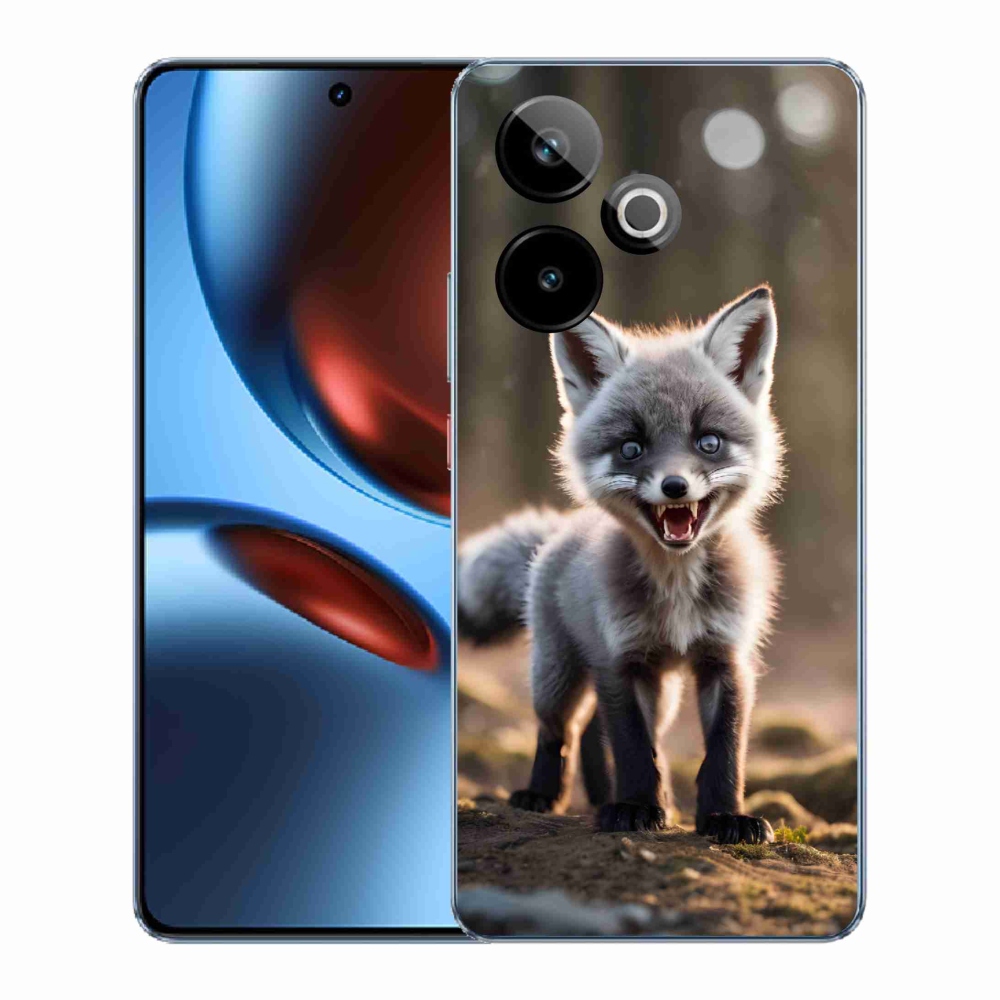 Gélový kryt mmCase na Realme GT 7 5G/GT 7T 5G - rozzúrená líška