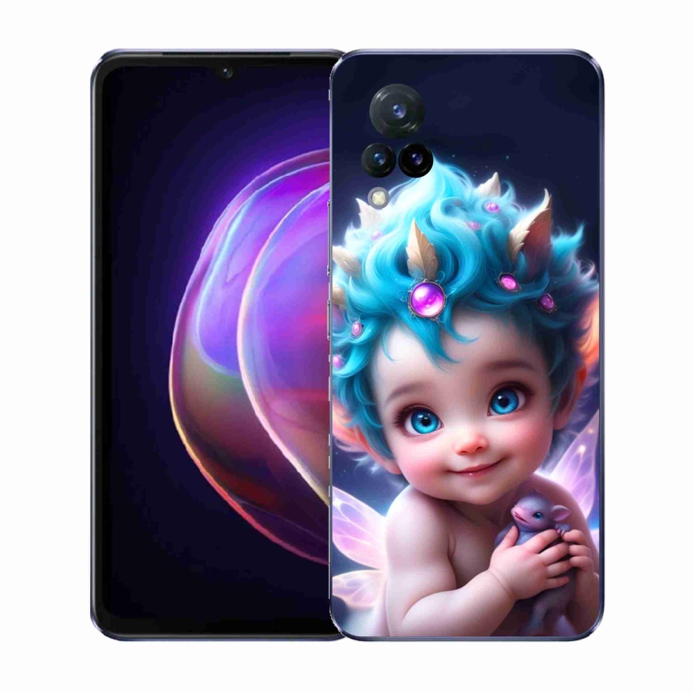 Gélový kryt mmCase na Vivo V21 4G/5G - dieťa s motýlími krídlami
