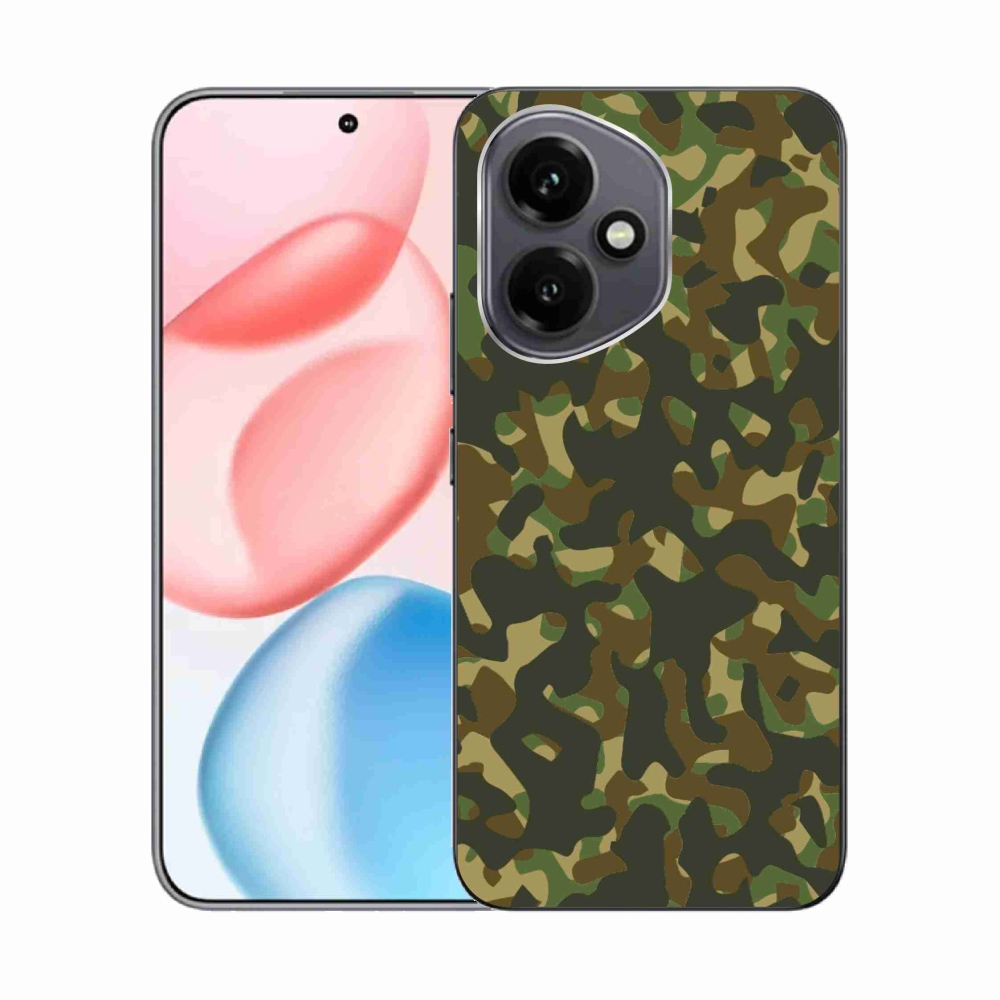 Gélový kryt mmCase na Honor 400 - maskáčový vzor 1