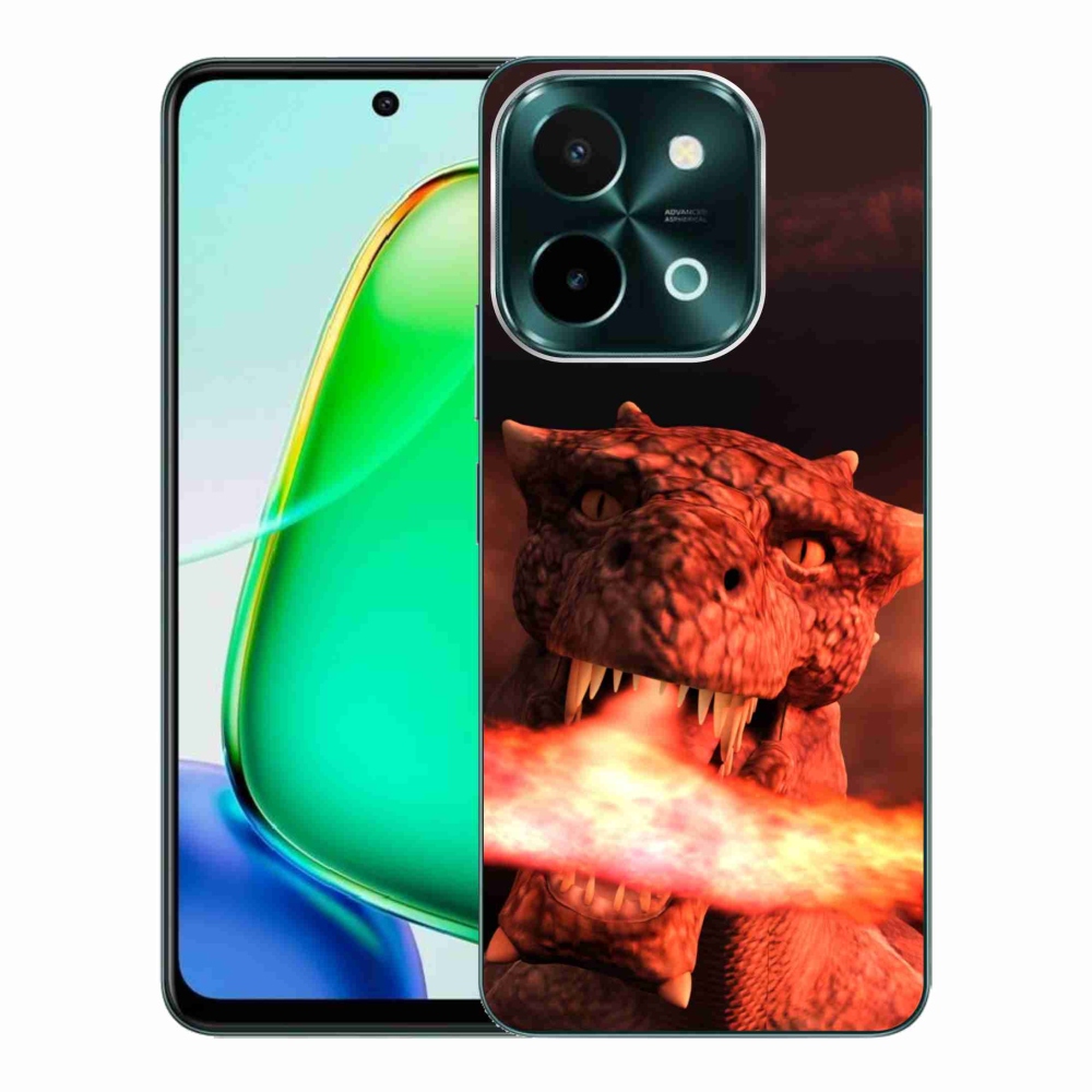 Gélový kryt mmCase na Vivo Y28 - drak