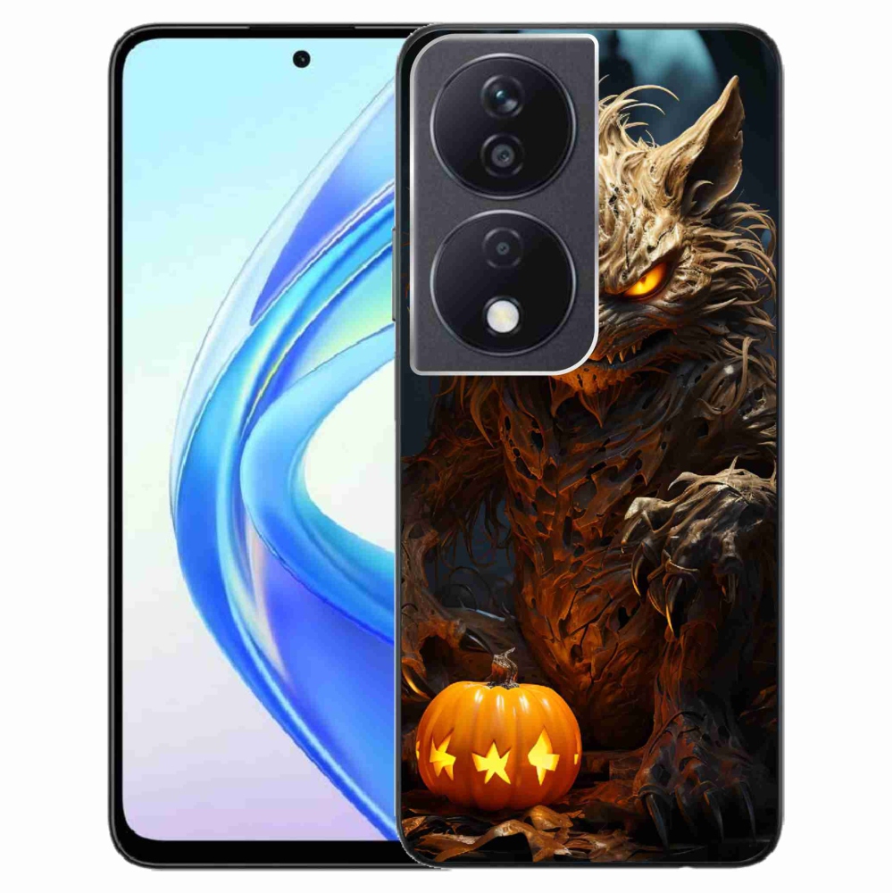 Gélový kryt mmCase na Honor X7b/Honor 90 Smart - halloweenska príšera