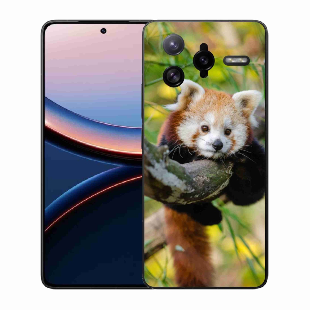 Gélový kryt mmCase na Xiaomi Poco F7 Ultra - panda červená