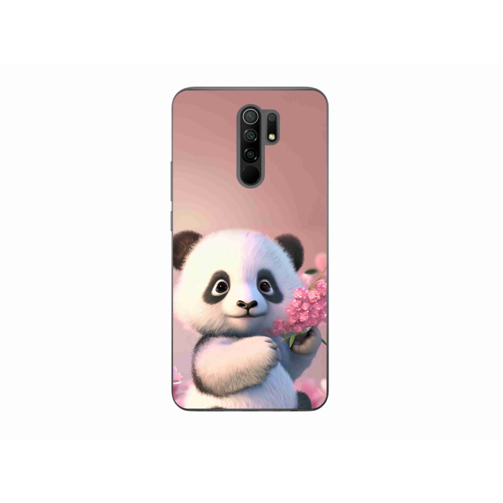 Gélový kryt mmCase na Xiaomi Redmi 9 - roztomilá panda