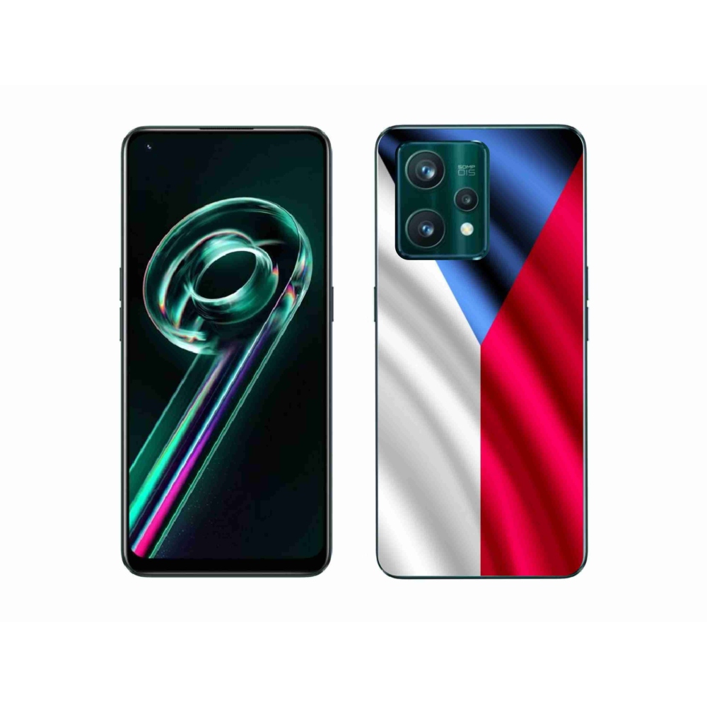 Gélový kryt mmCase na mobil Realme 9 Pro+ 5G - česká vlajka