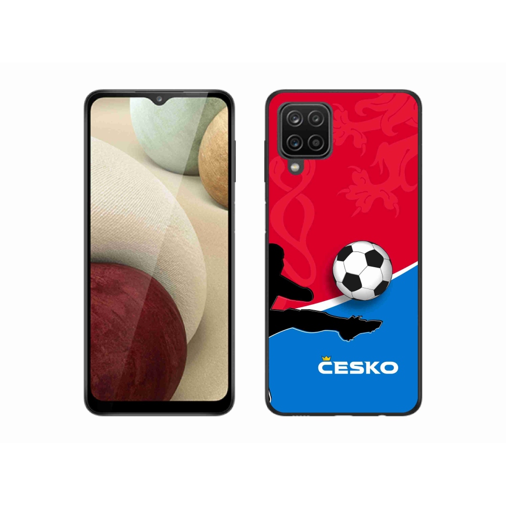 Gélový kryt mmCase na Samsung Galaxy A12 - futbal Česko 2