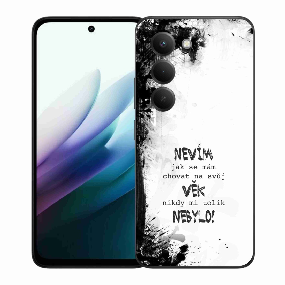 Gélový kryt mmCase na Xiaomi Redmi 15 4G/5G (171mm) - vtipný text 14 biele pozadie
