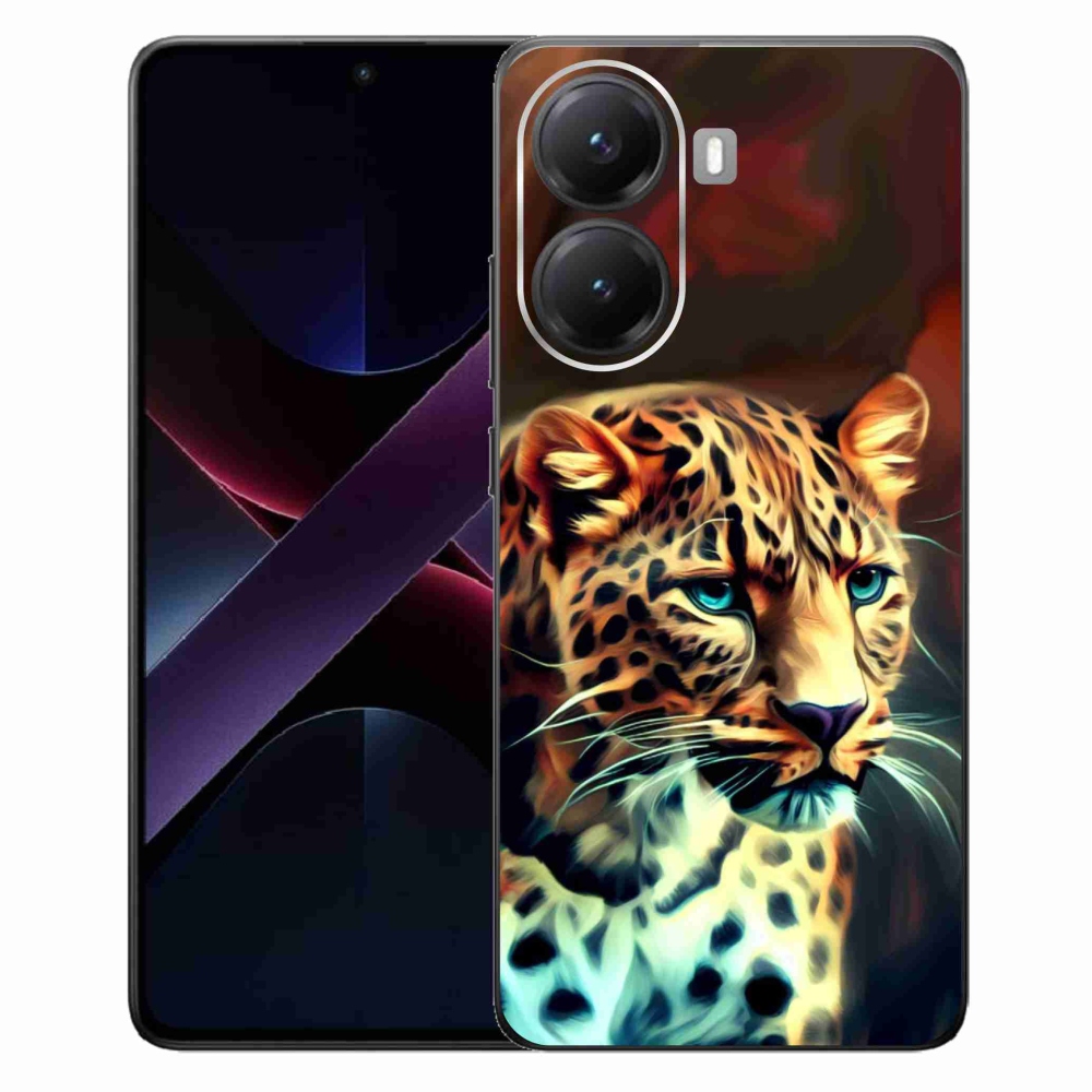 Gélový kryt mmCase na Xiaomi Poco X7 Pro 5G - leopard