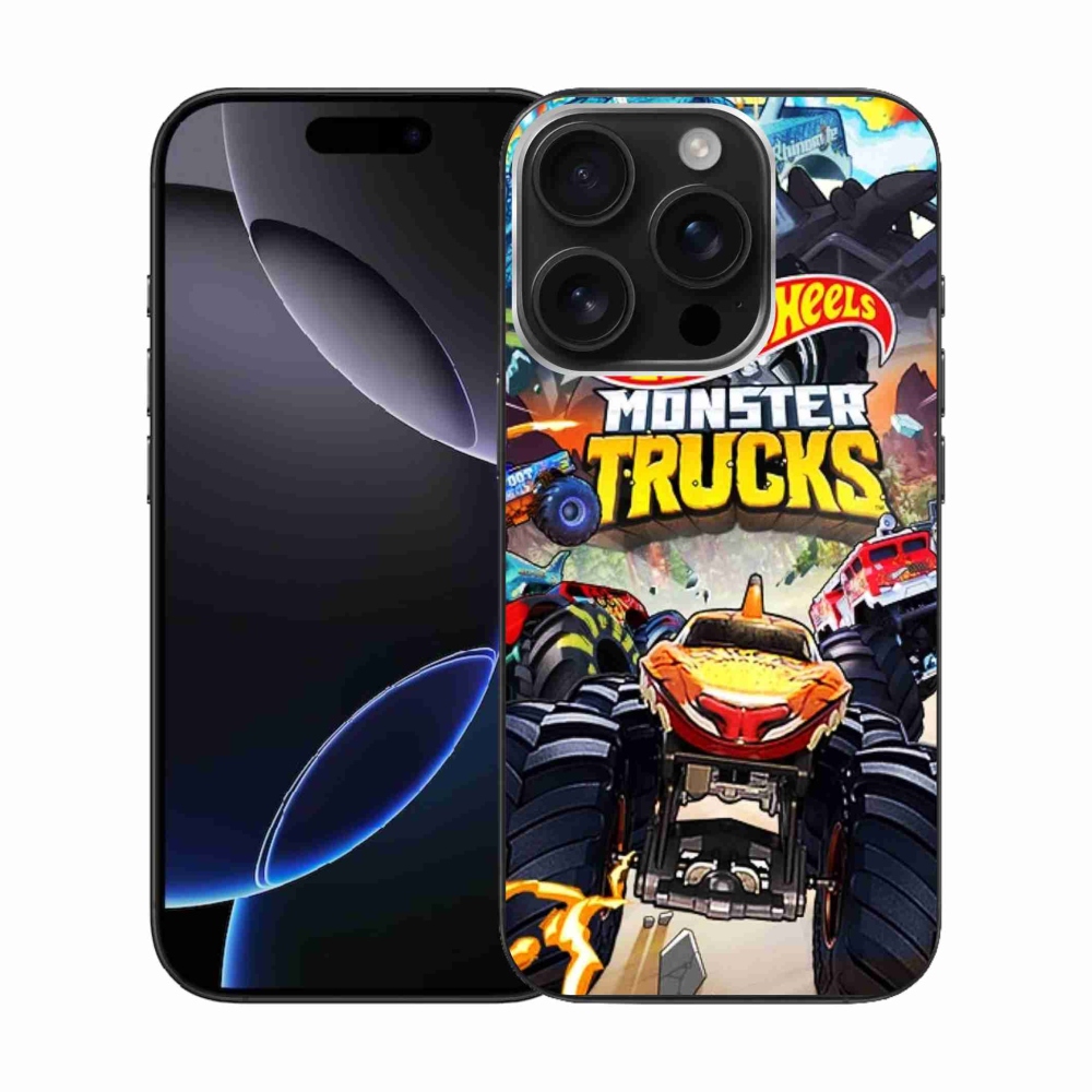 Gélový kryt mmCase na iPhone 16 Pro - hot wheels 2