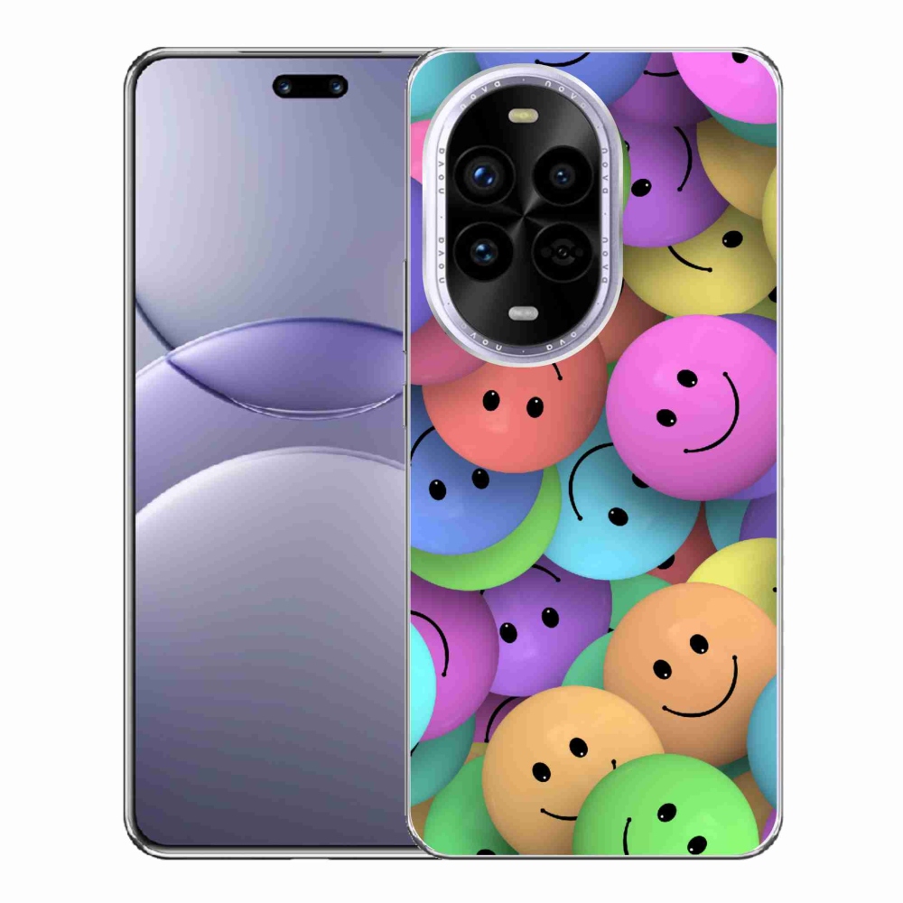 Gélový kryt mmCase na Huawei Nova 13 Pro 5G - farební smajlíci