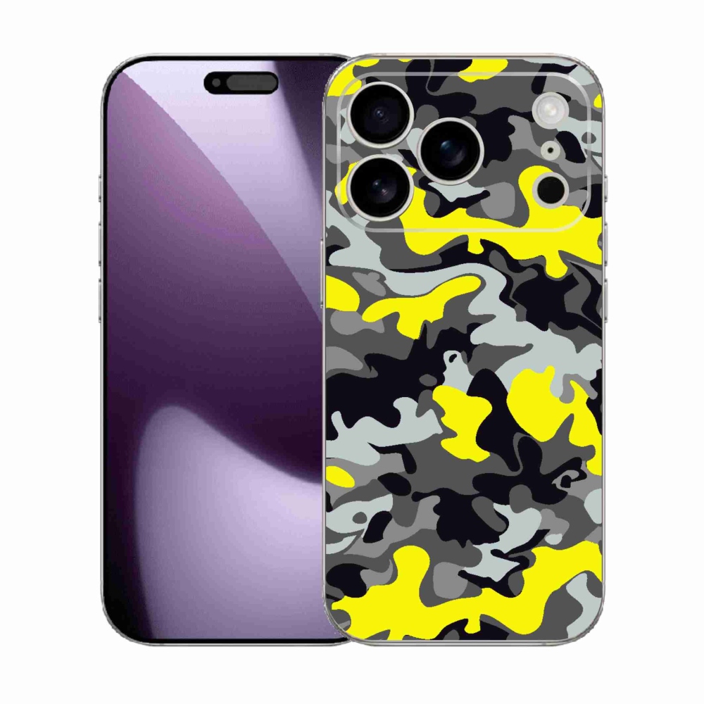Gélový kryt mmCase na iPhone 17 Pro - maskáčový vzor 6