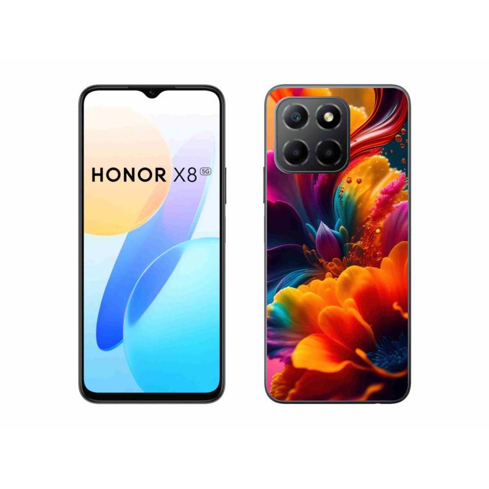 Gélový kryt mmCase na Honor X8 5G - abstraktný motív 2