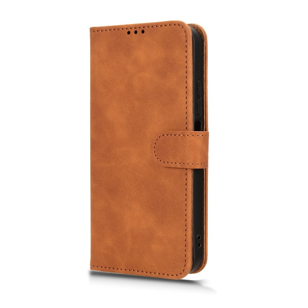Feel knižkové púzdro na Xiaomi Redmi 15C 4G/5G (173mm) - hnedé