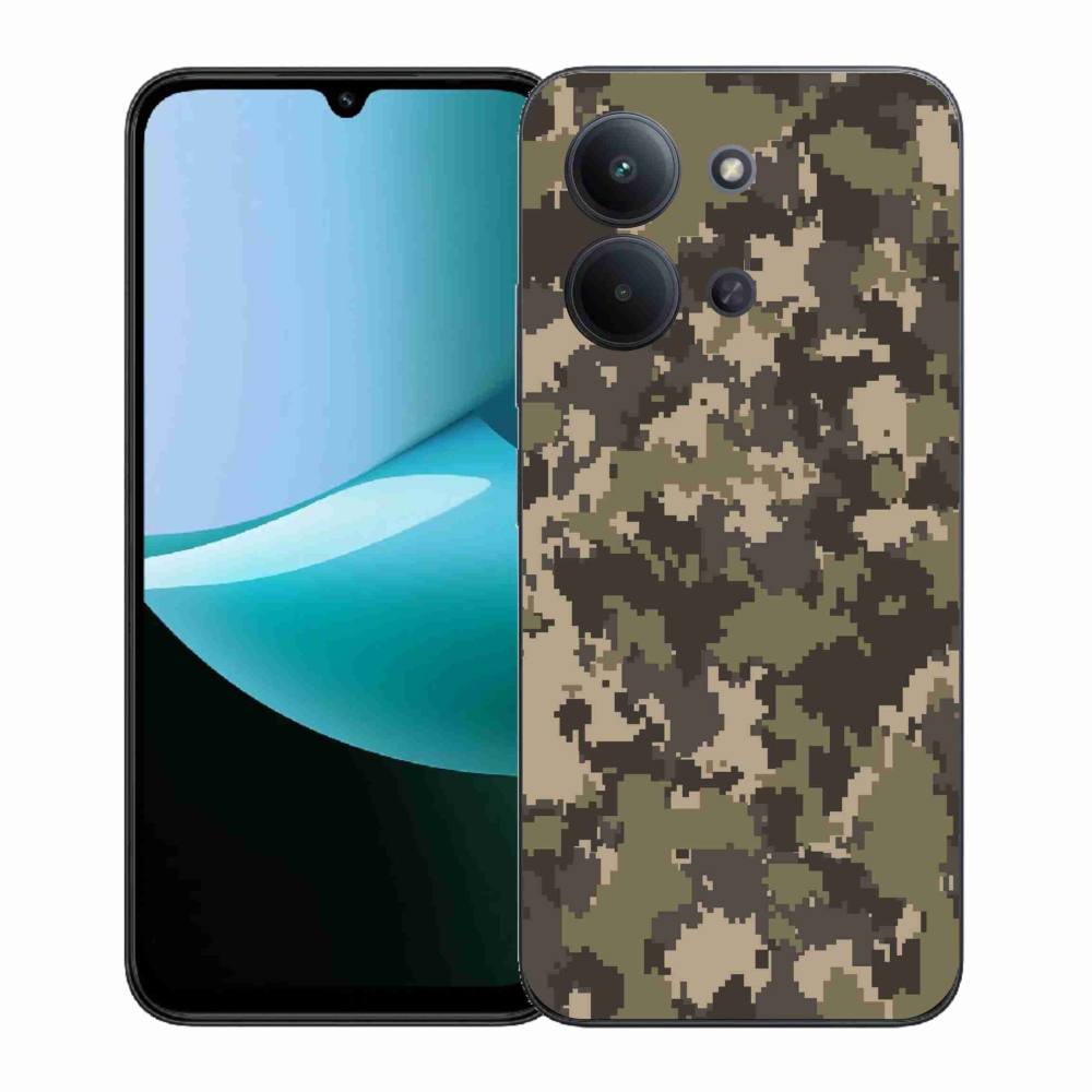 Gélový kryt mmCase na Xiaomi Redmi 15C 4G (171mm)/Poco C85 4G (171mm) - maskáčový vzor 12