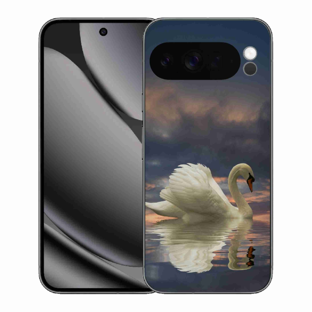 Gélový kryt mmCase na Google Pixel 10 Pro XL - labuť