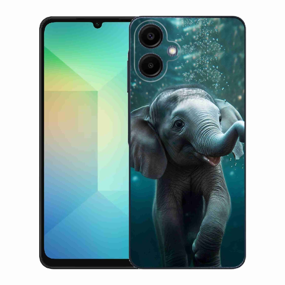 Gélový kryt mmCase na Samsung Galaxy A06 4G - sloník pod vodou