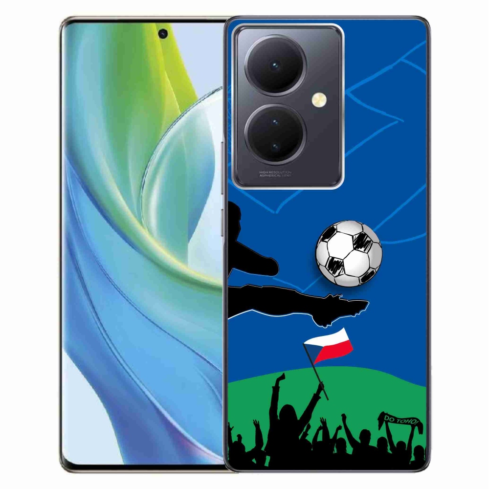Gélový kryt mmCase na Vivo V29 Lite 5G - fanúšikovia futbalu
