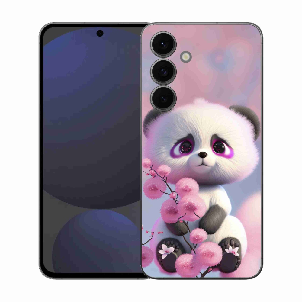 Gélový kryt mmCase na Samsung Galaxy S25 FE - roztomilá panda 1