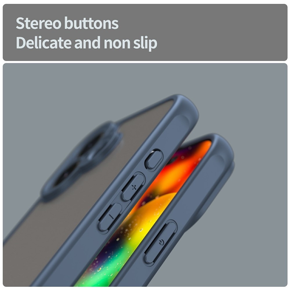 Proof gélový obal s pevným chrbtom na iPhone 17 - modrý