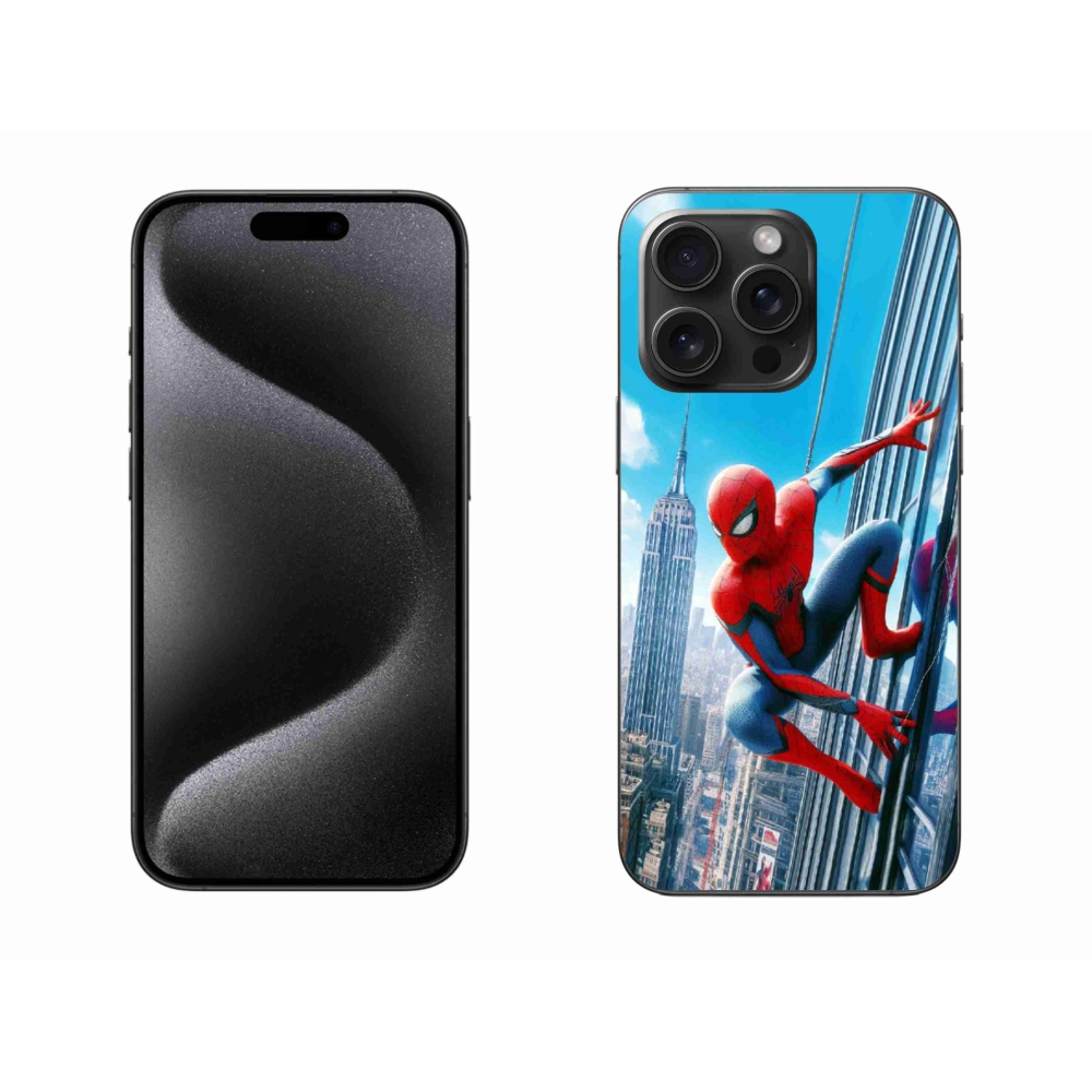 Gélový kryt mmCase na iPhone 15 Pro Max - spiderman