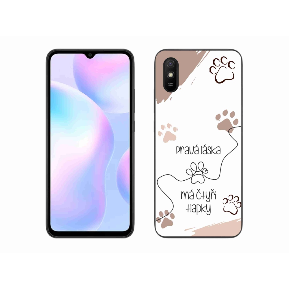 Gélový kryt mmCase na Xiaomi Redmi 9AT - psí motív 1 biele pozadie
