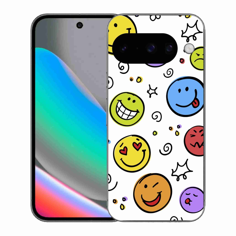 Gélový kryt mmCase na Google Pixel 10 - smajlíci
